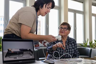 Uczestnicy Forum Seniora w Sali Kolumnowej Sejmiku Województwa Lubuskiego w Zielonej Górze