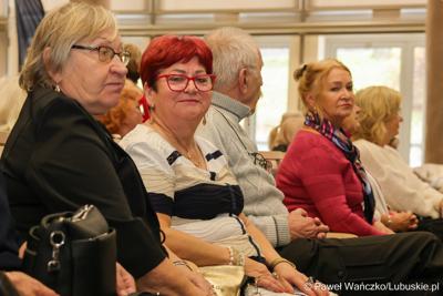 Uczestnicy Forum Seniora w Sali Kolumnowej Sejmiku Województwa Lubuskiego w Zielonej Górze