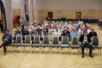 Uczestnicy Forum Seniora w Sali Kolumnowej Sejmiku Województwa Lubuskiego w Zielonej Górze