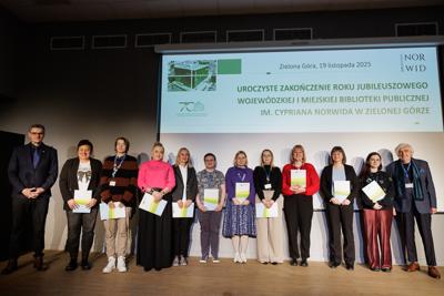 W Wojewódzkiej i Miejskiej Bibliotece Publicznej im. Cypriana Norwida w Zielonej Górze odbyła się gala kończąca jubileuszowy rok, 70-lecie biblioteki i 50-lecie jej głównego gmachu.