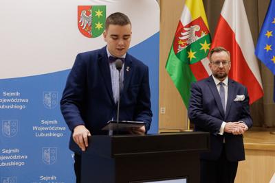 Uczestnicy XV sesji Sejmiku Województwa Lubuskiego