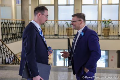 Uczestnicy XV sesji Sejmiku Województwa Lubuskiego