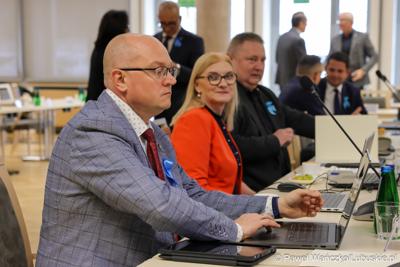 Uczestnicy XV sesji Sejmiku Województwa Lubuskiego