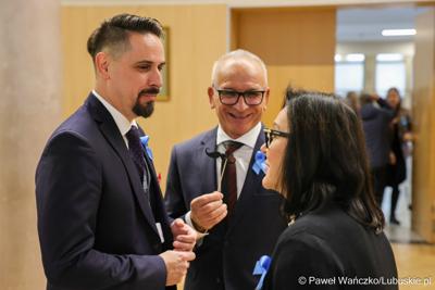 Uczestnicy XV sesji Sejmiku Województwa Lubuskiego