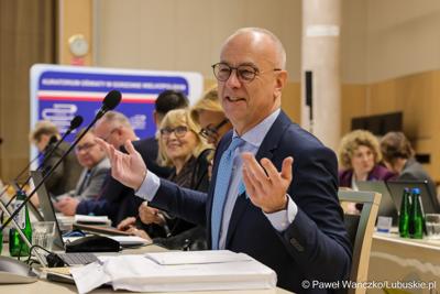 Uczestnicy XV sesji Sejmiku Województwa Lubuskiego