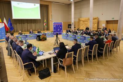 Uczestnicy XV sesji Sejmiku Województwa Lubuskiego