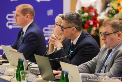 Uczestnicy XV sesji Sejmiku Województwa Lubuskiego