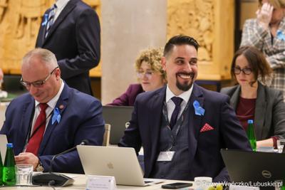 Uczestnicy XV sesji Sejmiku Województwa Lubuskiego