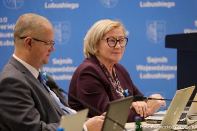 Uczestnicy XV sesji Sejmiku Województwa Lubuskiego