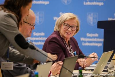 Uczestnicy XV sesji Sejmiku Województwa Lubuskiego