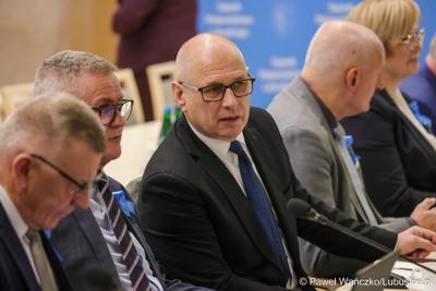 Uczestnicy XV sesji Sejmiku Województwa Lubuskiego