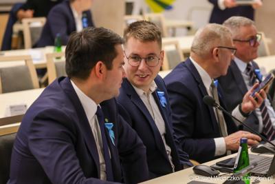 Uczestnicy XV sesji Sejmiku Województwa Lubuskiego