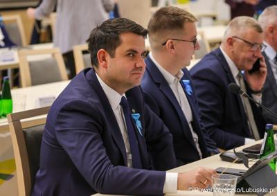 Uczestnicy XV sesji Sejmiku Województwa Lubuskiego