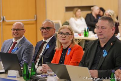 Uczestnicy XV sesji Sejmiku Województwa Lubuskiego