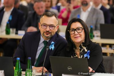 Uczestnicy XV sesji Sejmiku Województwa Lubuskiego