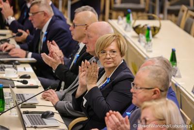 Uczestnicy XV sesji Sejmiku Województwa Lubuskiego