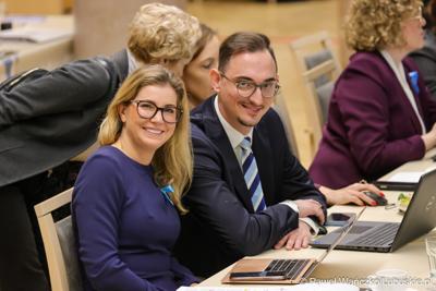 Uczestnicy XV sesji Sejmiku Województwa Lubuskiego