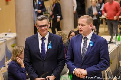 Uczestnicy XV sesji Sejmiku Województwa Lubuskiego