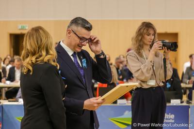 Uczestnicy XV sesji Sejmiku Województwa Lubuskiego