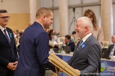 Uczestnicy XV sesji Sejmiku Województwa Lubuskiego