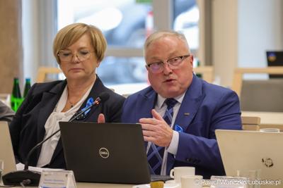 Uczestnicy XV sesji Sejmiku Województwa Lubuskiego