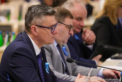 Uczestnicy XV sesji Sejmiku Województwa Lubuskiego