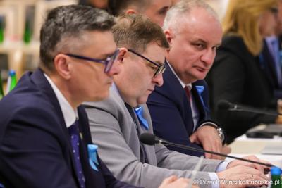 Uczestnicy XV sesji Sejmiku Województwa Lubuskiego