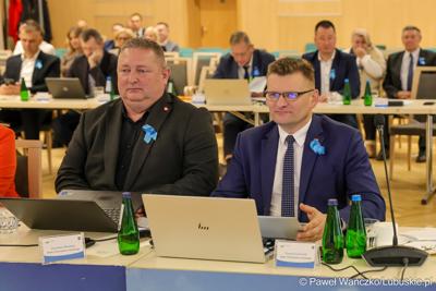 Uczestnicy XV sesji Sejmiku Województwa Lubuskiego