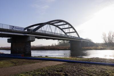 Rozpoczęcie projektu: Rozbiórka starego i budowa nowego mostu w m. Santok w ciągu drogi woj. nr 158 w km 11+777