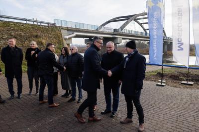 Rozpoczęcie projektu: Rozbiórka starego i budowa nowego mostu w m. Santok w ciągu drogi woj. nr 158 w km 11+777