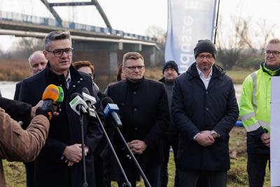 Rozpoczęcie projektu: Rozbiórka starego i budowa nowego mostu w m. Santok w ciągu drogi woj. nr 158 w km 11+777