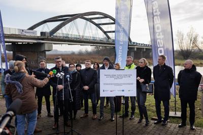 Rozpoczęcie projektu: Rozbiórka starego i budowa nowego mostu w m. Santok w ciągu drogi woj. nr 158 w km 11+777