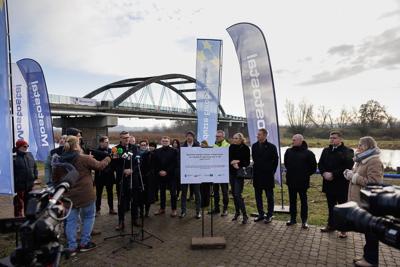 Rozpoczęcie projektu: Rozbiórka starego i budowa nowego mostu w m. Santok w ciągu drogi woj. nr 158 w km 11+777