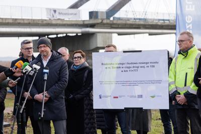 Rozpoczęcie projektu: Rozbiórka starego i budowa nowego mostu w m. Santok w ciągu drogi woj. nr 158 w km 11+777