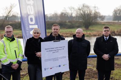 Rozpoczęcie projektu: Rozbiórka starego i budowa nowego mostu w m. Santok w ciągu drogi woj. nr 158 w km 11+777