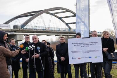 Rozpoczęcie projektu: Rozbiórka starego i budowa nowego mostu w m. Santok w ciągu drogi woj. nr 158 w km 11+777