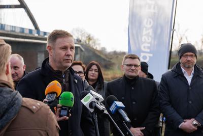 Rozpoczęcie projektu: Rozbiórka starego i budowa nowego mostu w m. Santok w ciągu drogi woj. nr 158 w km 11+777