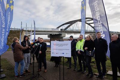 Rozpoczęcie projektu: Rozbiórka starego i budowa nowego mostu w m. Santok w ciągu drogi woj. nr 158 w km 11+777