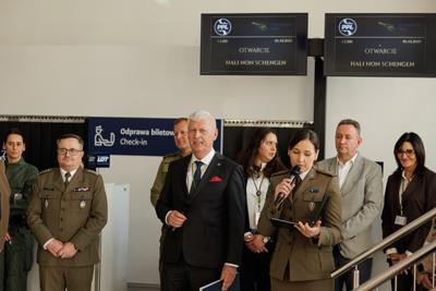 W Porcie Lotniczym Zielona Góra-Babimost została otwarta strefa Non-Schengen.