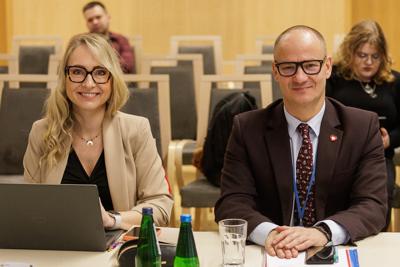 Nadzwyczajna sesja Sejmiku Województwa Lubuskiego. Tematem obrad było powołanie transportowej spółki Województwa Lubuskiego.