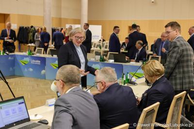 Nadzwyczajna sesja Sejmiku Województwa Lubuskiego. Tematem obrad było powołanie transportowej spółki Województwa Lubuskiego.