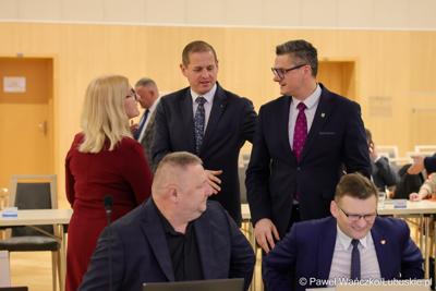 Nadzwyczajna sesja Sejmiku Województwa Lubuskiego. Tematem obrad było powołanie transportowej spółki Województwa Lubuskiego.