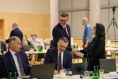 Nadzwyczajna sesja Sejmiku Województwa Lubuskiego. Tematem obrad było powołanie transportowej spółki Województwa Lubuskiego.