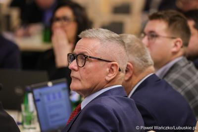 Nadzwyczajna sesja Sejmiku Województwa Lubuskiego. Tematem obrad było powołanie transportowej spółki Województwa Lubuskiego.