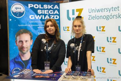 Spotkanie z polskim astronautą projektowym Europejskiej Agencji Kosmicznej Sławoszem Uznańskim-Wiśniewskim w Parku Technologii Kosmicznych w Zielonej Górze-Nowym Kisielinie 