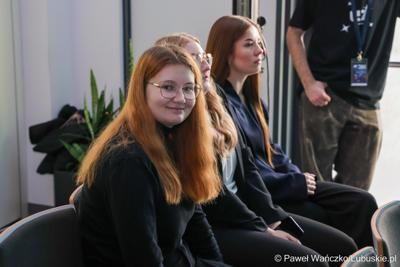 Spotkanie z polskim astronautą projektowym Europejskiej Agencji Kosmicznej Sławoszem Uznańskim-Wiśniewskim w Parku Technologii Kosmicznych w Zielonej Górze-Nowym Kisielinie 