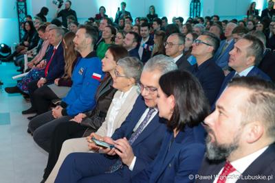 Spotkanie z polskim astronautą projektowym Europejskiej Agencji Kosmicznej Sławoszem Uznańskim-Wiśniewskim w Parku Technologii Kosmicznych w Zielonej Górze-Nowym Kisielinie 