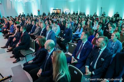 Spotkanie z polskim astronautą projektowym Europejskiej Agencji Kosmicznej Sławoszem Uznańskim-Wiśniewskim w Parku Technologii Kosmicznych w Zielonej Górze-Nowym Kisielinie 