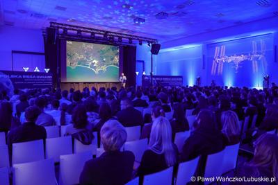 Spotkanie z polskim astronautą projektowym Europejskiej Agencji Kosmicznej Sławoszem Uznańskim-Wiśniewskim w Parku Technologii Kosmicznych w Zielonej Górze-Nowym Kisielinie 