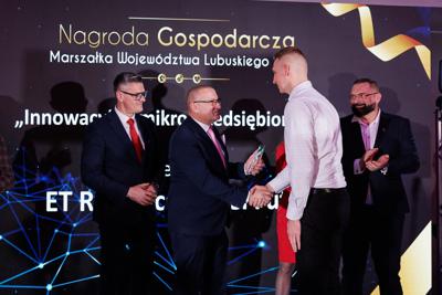 Uroczystość wręczenia Nagród Gospodarczych Marszałka Województwa Lubuskiego za najbardziej innowacyjne produkty, usługi lub technologie